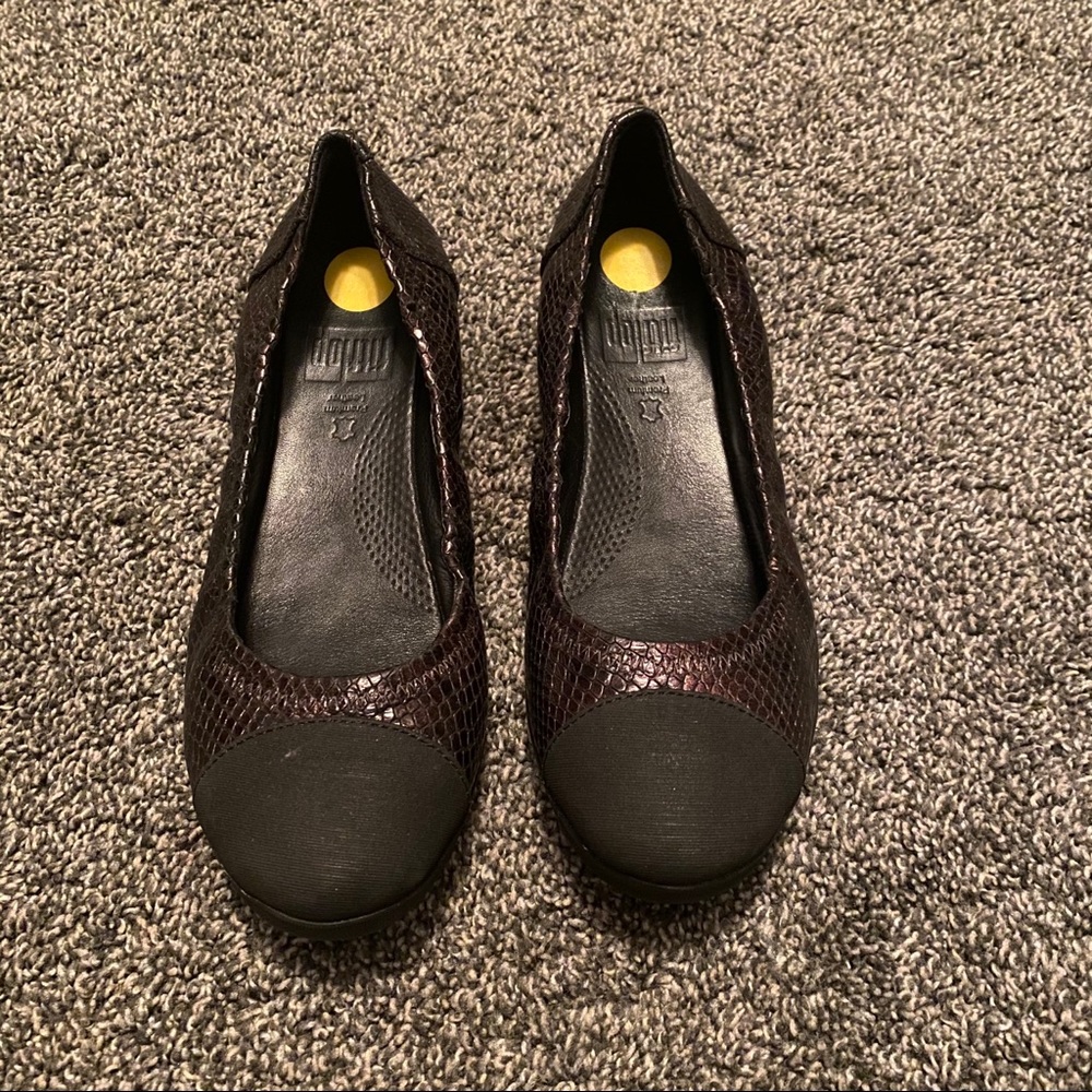 Fitflop Leather Ballet Flats Shoes